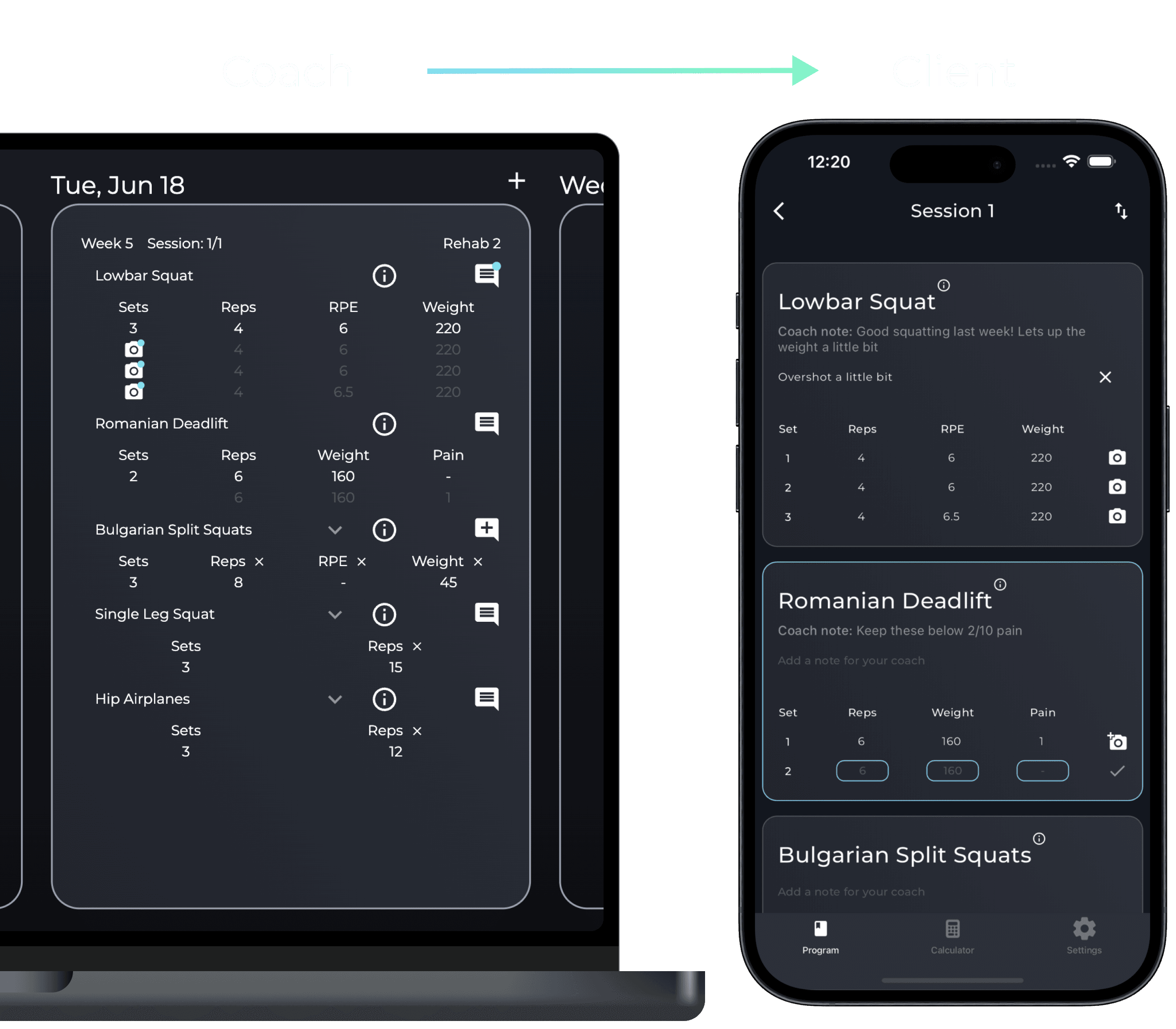 Chart with upward trend