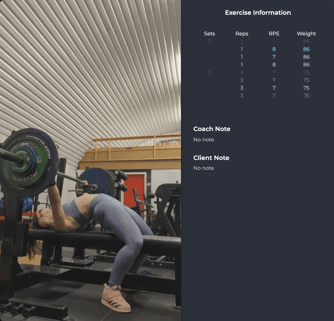 Chart with upward trend